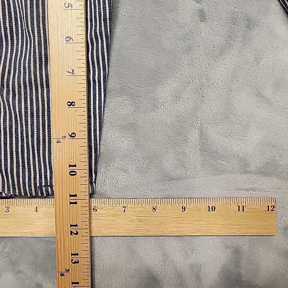 VTG OshKosh B'gosh Overalls Boys 4T Blue Hickory Stripe Vestbak Made In USA